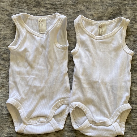 H&M One Pieces Infant Ribbed Tank Top Onesies Poshmark